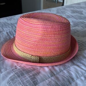Pink fedora